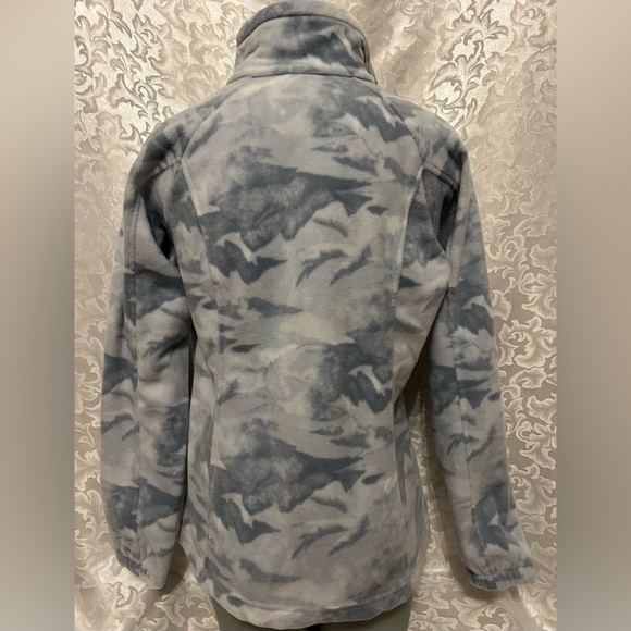 Columbia Sawyer Rapids Fleece Jacket, Women’s M, Gray/White - Picture 4 of 9